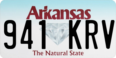 AR license plate 941KRV