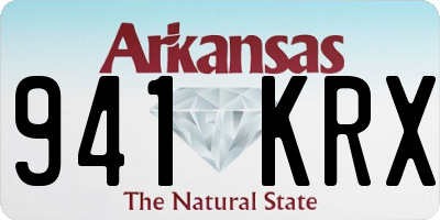 AR license plate 941KRX