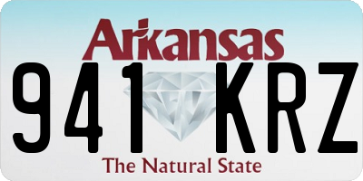 AR license plate 941KRZ