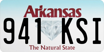AR license plate 941KSI