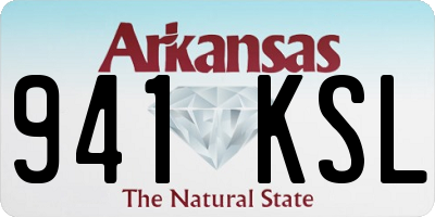 AR license plate 941KSL
