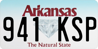 AR license plate 941KSP