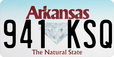 AR license plate 941KSQ