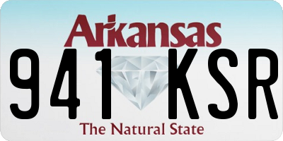 AR license plate 941KSR