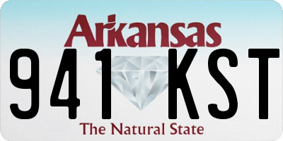 AR license plate 941KST