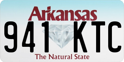 AR license plate 941KTC