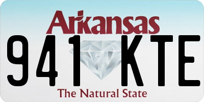 AR license plate 941KTE
