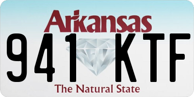 AR license plate 941KTF