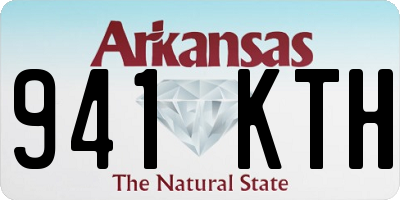 AR license plate 941KTH