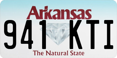 AR license plate 941KTI