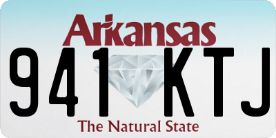 AR license plate 941KTJ