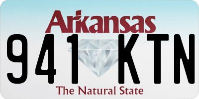 AR license plate 941KTN