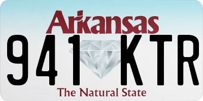 AR license plate 941KTR
