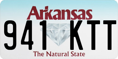AR license plate 941KTT