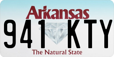 AR license plate 941KTY