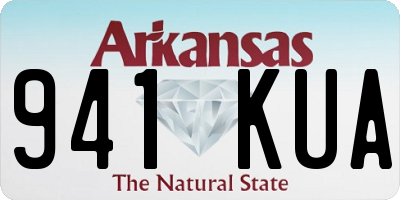 AR license plate 941KUA