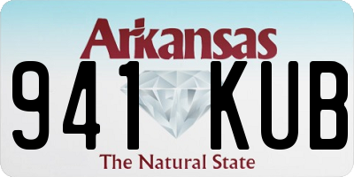 AR license plate 941KUB