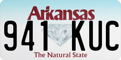 AR license plate 941KUC