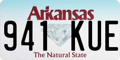 AR license plate 941KUE