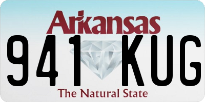 AR license plate 941KUG