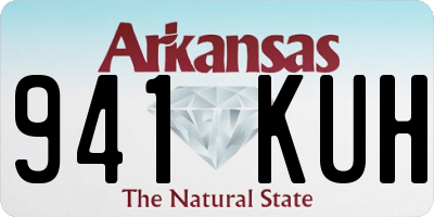 AR license plate 941KUH