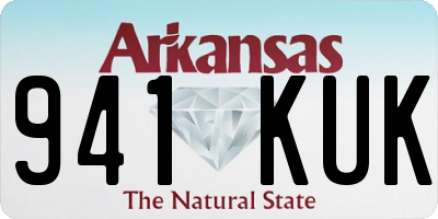 AR license plate 941KUK