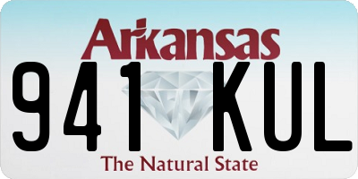 AR license plate 941KUL