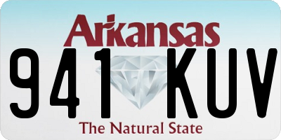 AR license plate 941KUV