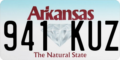 AR license plate 941KUZ