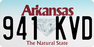 AR license plate 941KVD