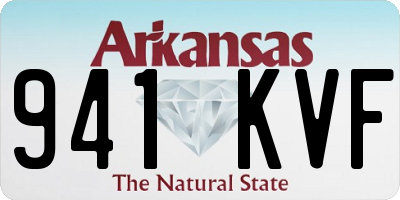 AR license plate 941KVF