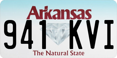 AR license plate 941KVI