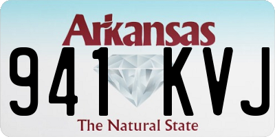 AR license plate 941KVJ