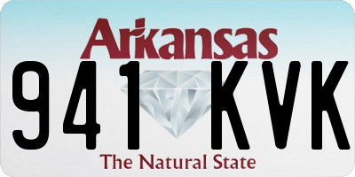 AR license plate 941KVK