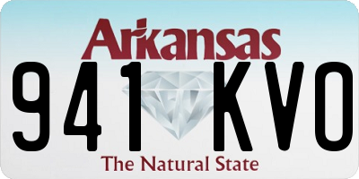 AR license plate 941KVO