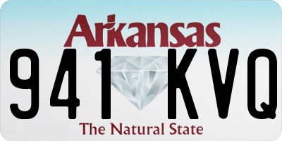 AR license plate 941KVQ