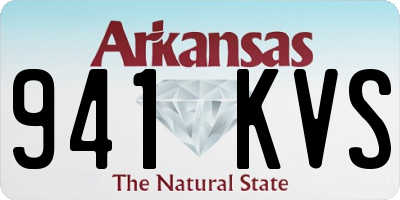 AR license plate 941KVS