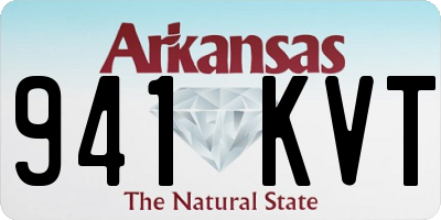 AR license plate 941KVT