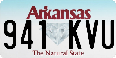 AR license plate 941KVU