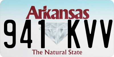AR license plate 941KVV