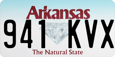 AR license plate 941KVX