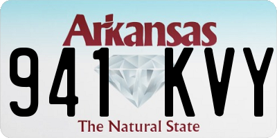 AR license plate 941KVY