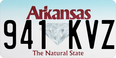 AR license plate 941KVZ
