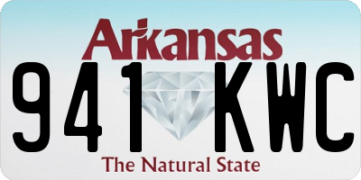 AR license plate 941KWC