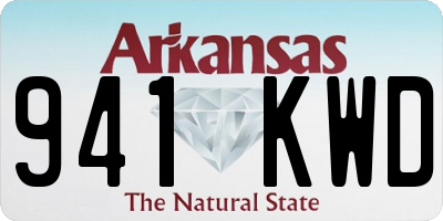 AR license plate 941KWD