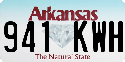AR license plate 941KWH