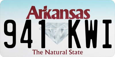 AR license plate 941KWI