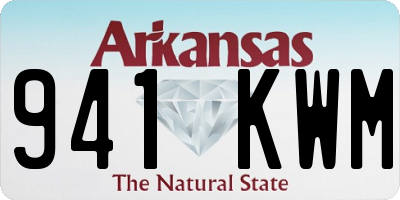 AR license plate 941KWM