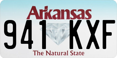 AR license plate 941KXF