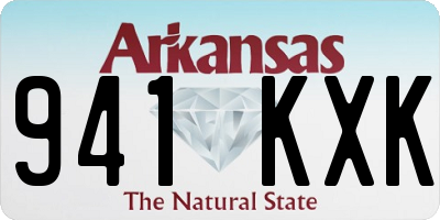 AR license plate 941KXK